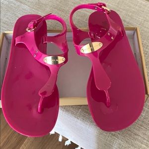 Michael Kors jelly sandals